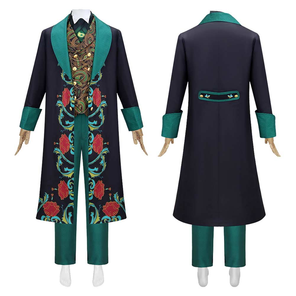 Wicked: For Good(2025) Wizard Tenue Verte et Noire Cosplay Costume