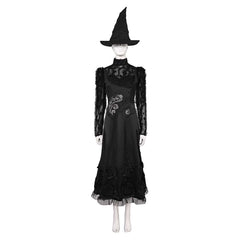 Wicked(2024) Elphaba Tenue Noir Cosplay Costume