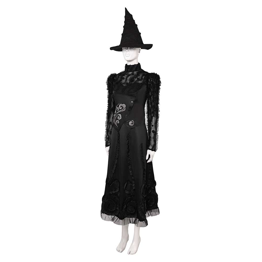 Wicked(2024) Elphaba Tenue Noir Cosplay Costume