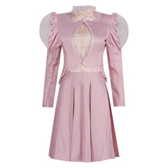 Wicked(2024) Glinda Tenue Rose de Sorcière Cosplay Costume
