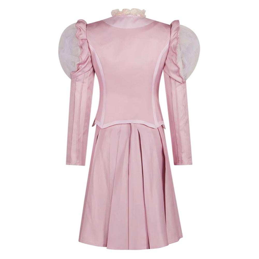 Wicked(2024) Glinda Tenue Rose de Sorcière Cosplay Costume