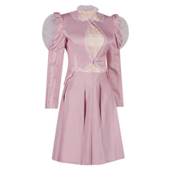 Wicked(2024) Glinda Tenue Rose de Sorcière Cosplay Costume