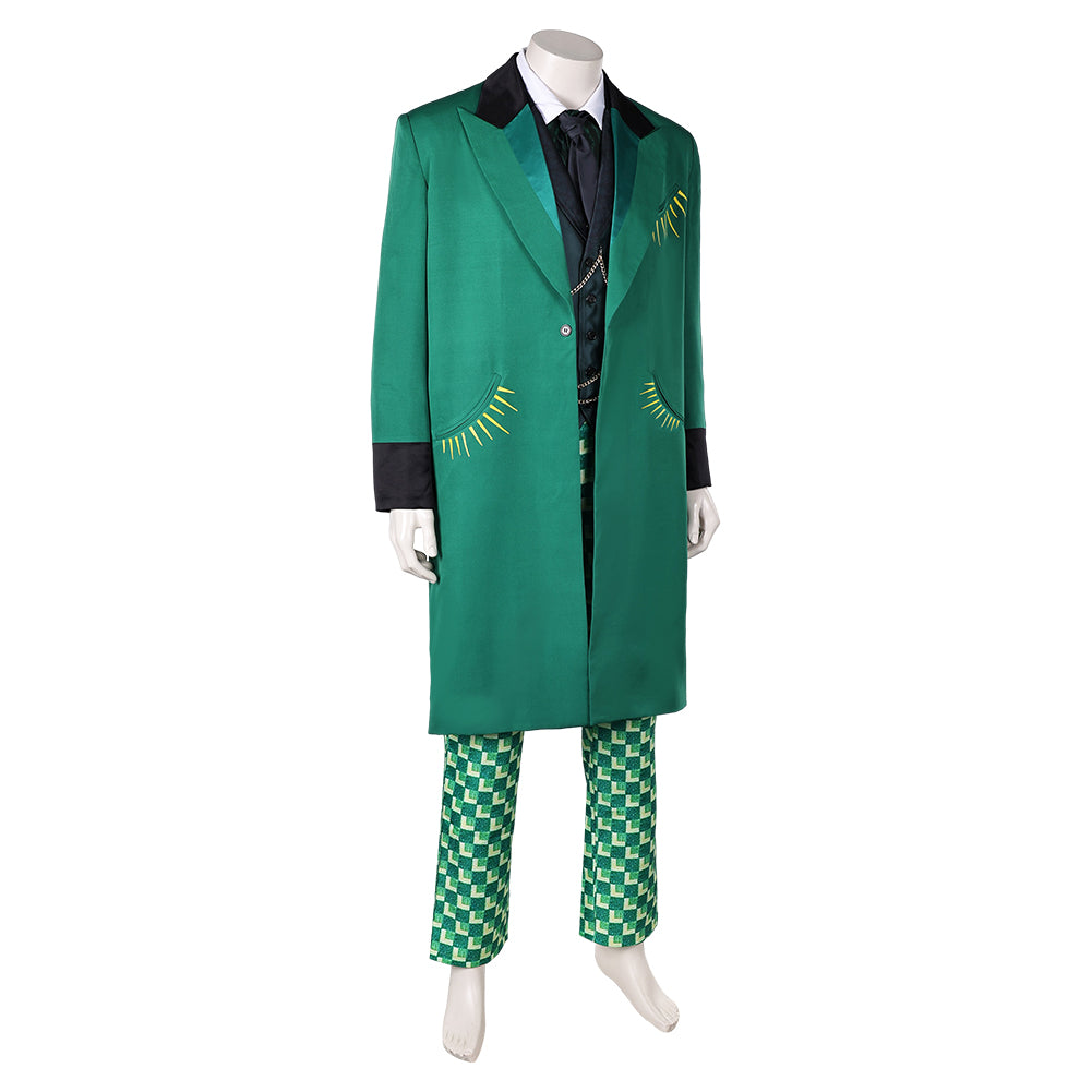 Wicked(2024) The Wizard Tenue Verte Cosplay Costume