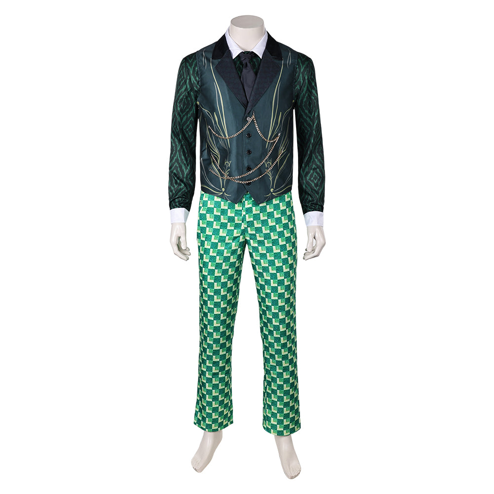 Wicked(2024) The Wizard Tenue Verte Cosplay Costume