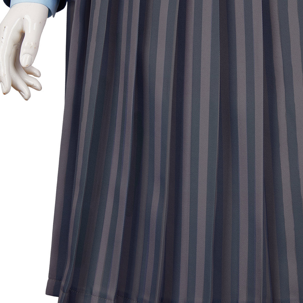 Wicked(2024) Uniforme Scolaire Bleu Cosplay Costume