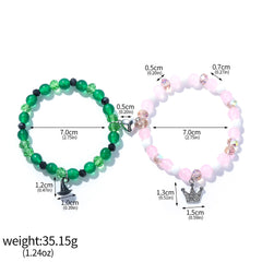 Wiked Glinda et Elphaba Cordes + Collier Accessoire