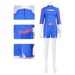 Zombies 4(2025) Addison Tenue Bleue Cosplay Costume Ver.2