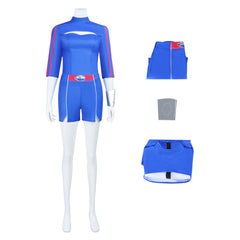 Zombies 4(2025) Addison Tenue Bleue Cosplay Costume Ver.2