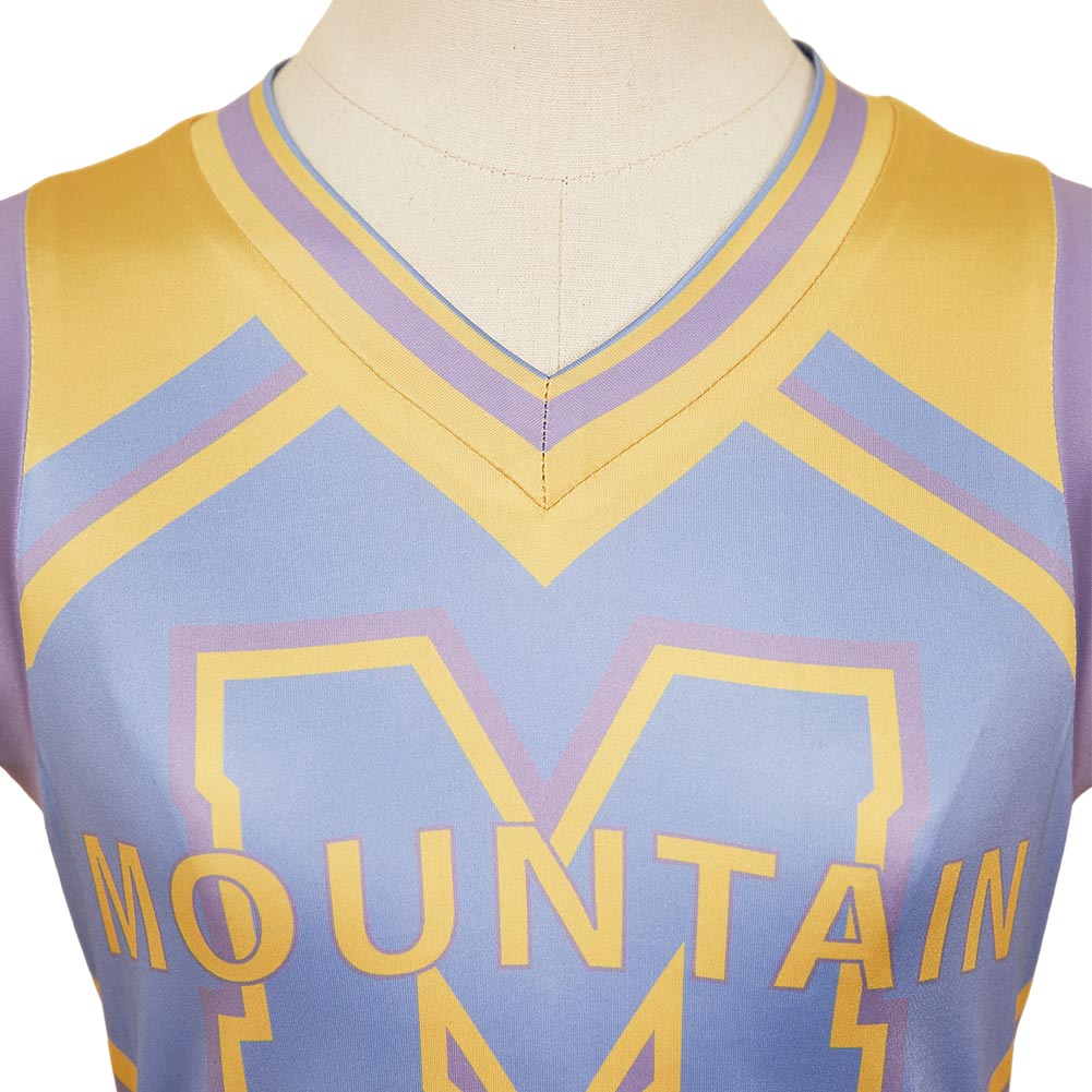 Zombies 4(2025) Addison Uniforme Jaune des Pom-pom Girls Cosplay Costume