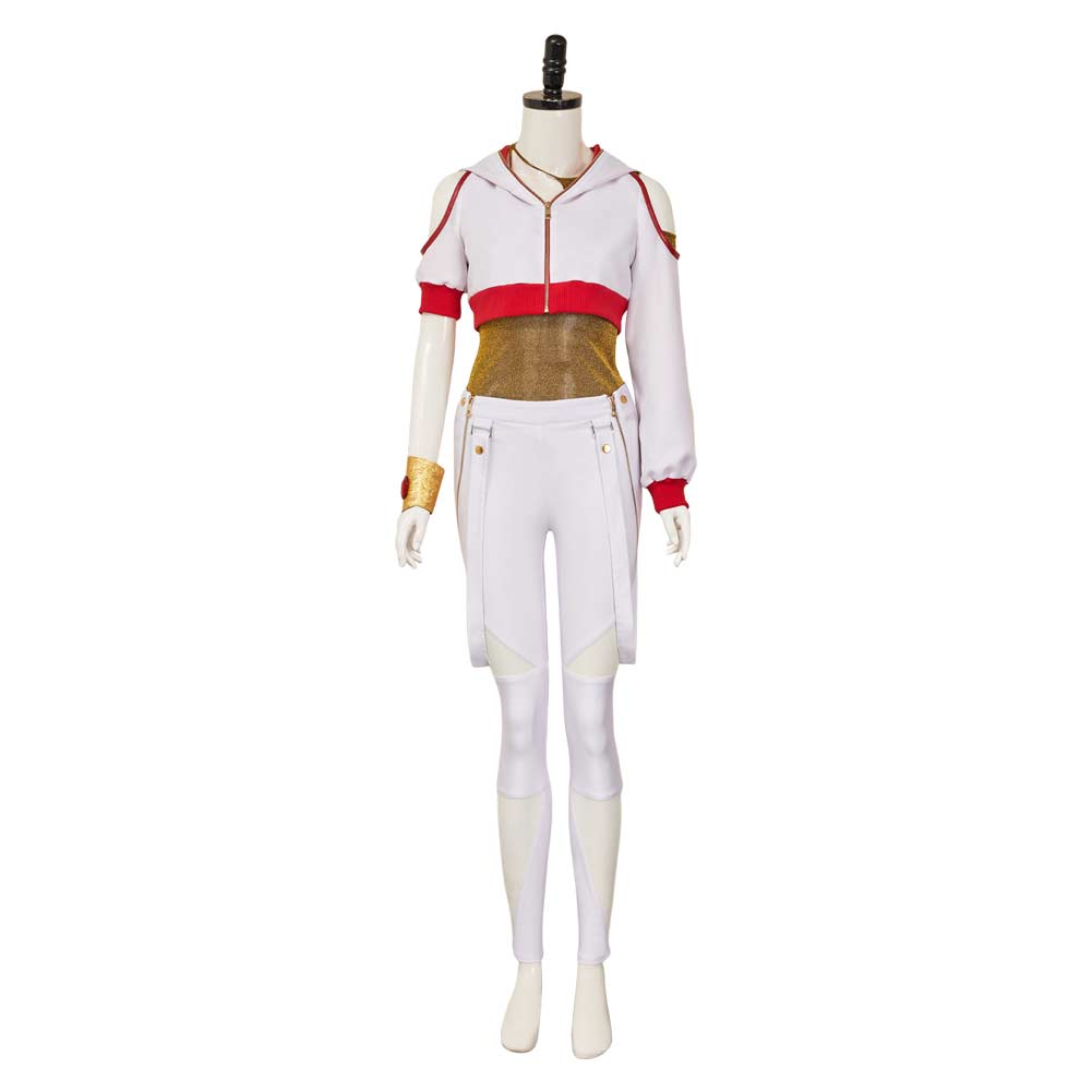 Zombies 4(2025) Nova Tenue Blanche et Marron Cosplay Costume