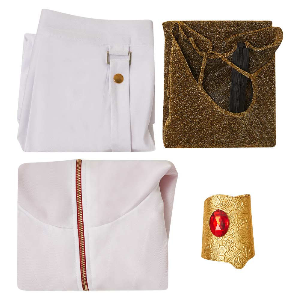 Zombies 4(2025) Nova Tenue Blanche et Marron Cosplay Costume