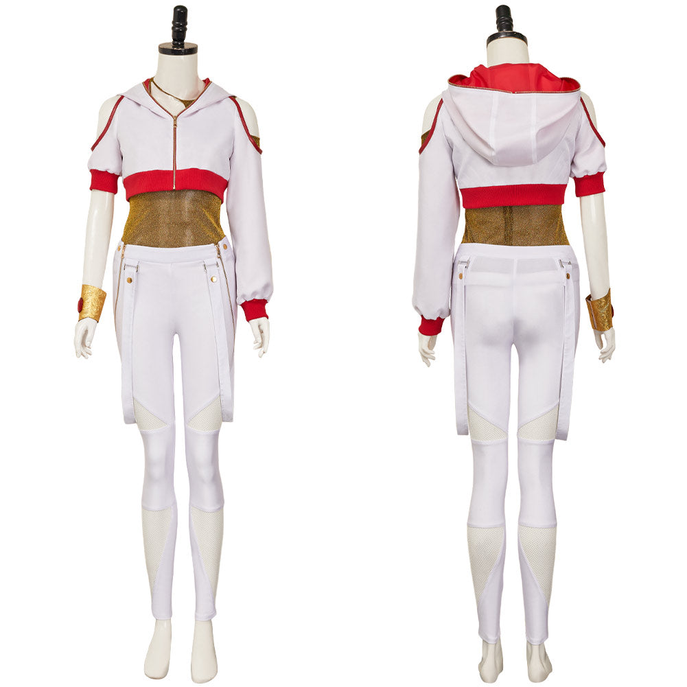 Zombies 4(2025) Nova Tenue Blanche et Marron Cosplay Costume