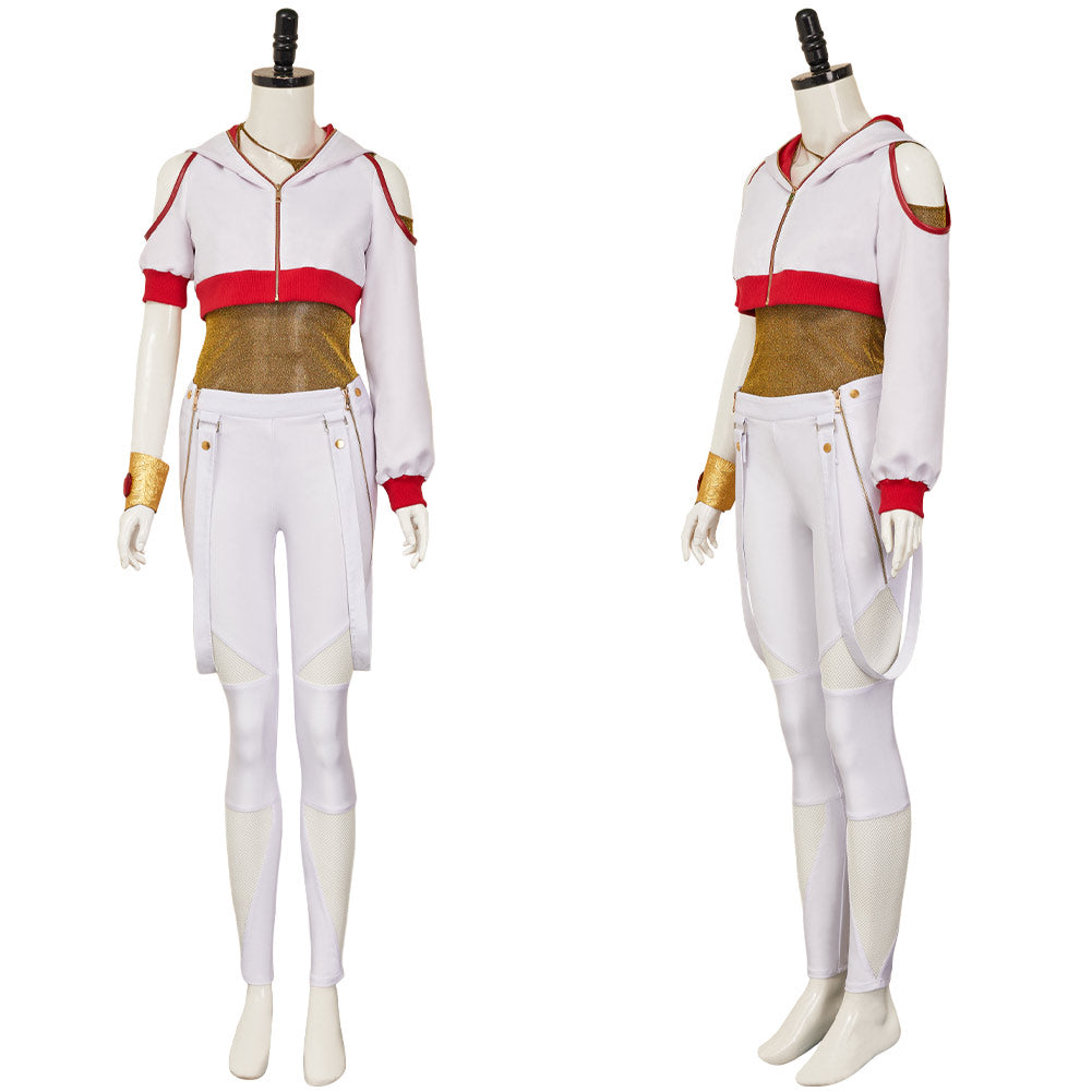 Zombies 4(2025) Nova Tenue Blanche et Marron Cosplay Costume