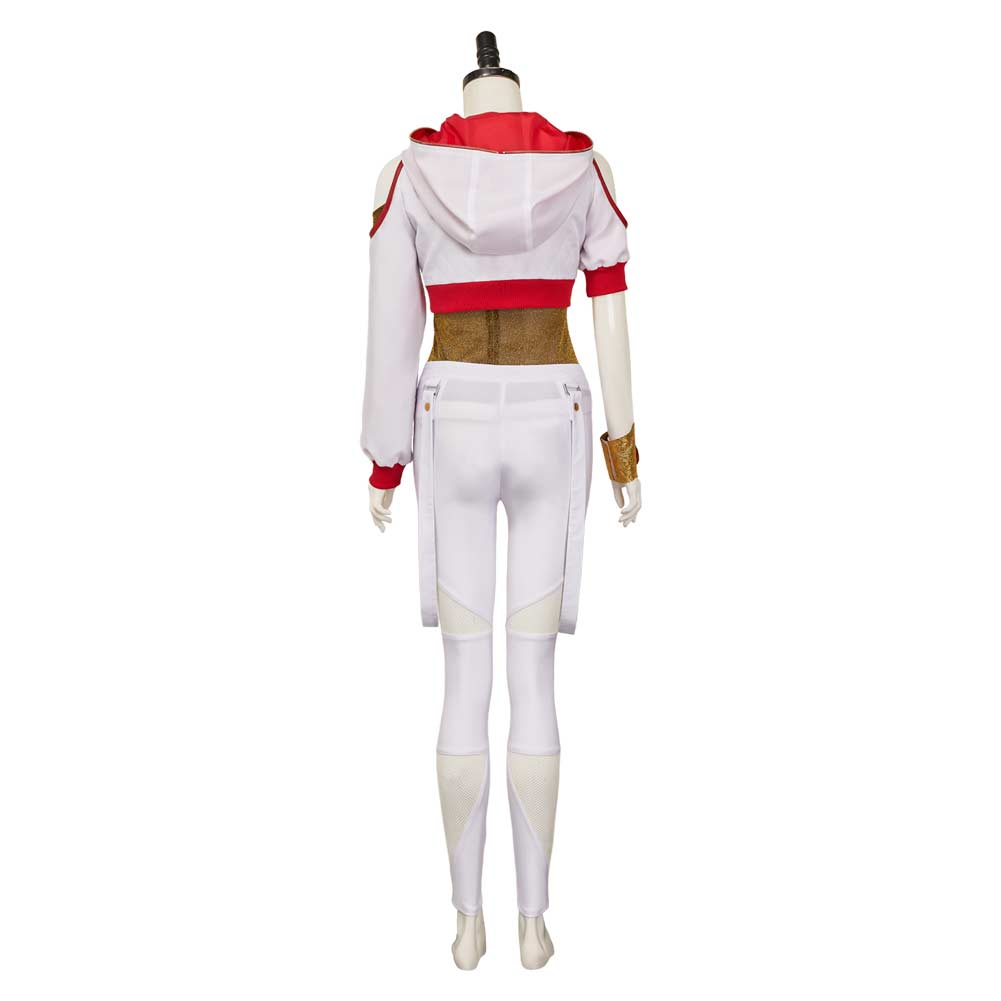 Zombies 4(2025) Nova Tenue Blanche et Marron Cosplay Costume