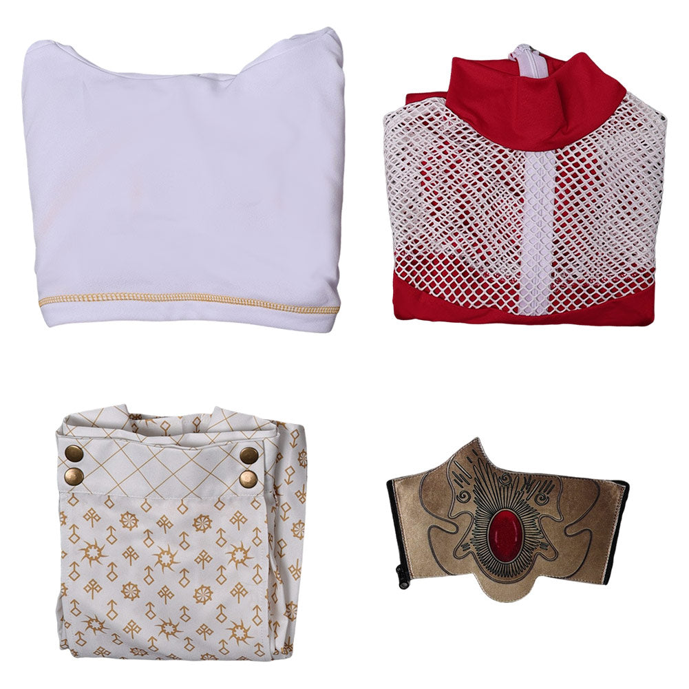 Zombies 4(2025) Nova Tenue Blanche et Rouge Cosplay Costume