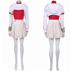 Zombies 4(2025) Nova Tenue Blanche et Rouge Cosplay Costume