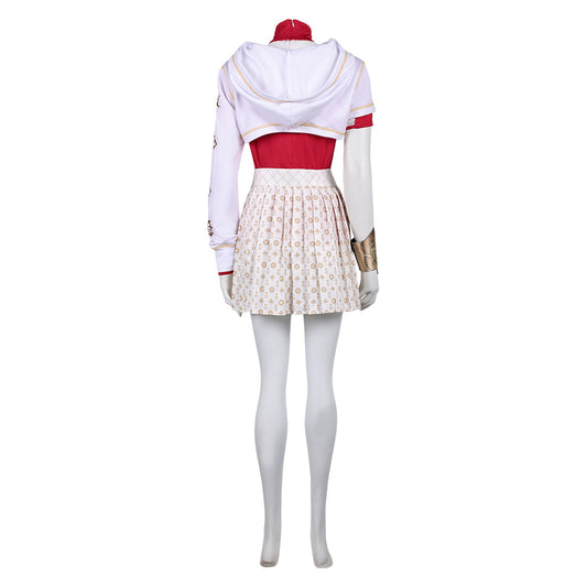 Zombies 4(2025) Nova Tenue Blanche et Rouge Cosplay Costume