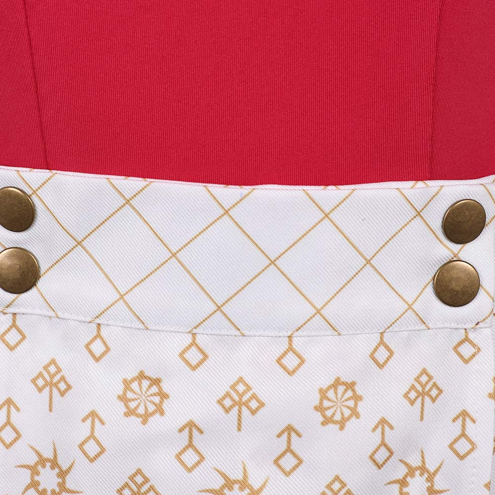 Zombies 4(2025) Nova Tenue Blanche et Rouge Cosplay Costume