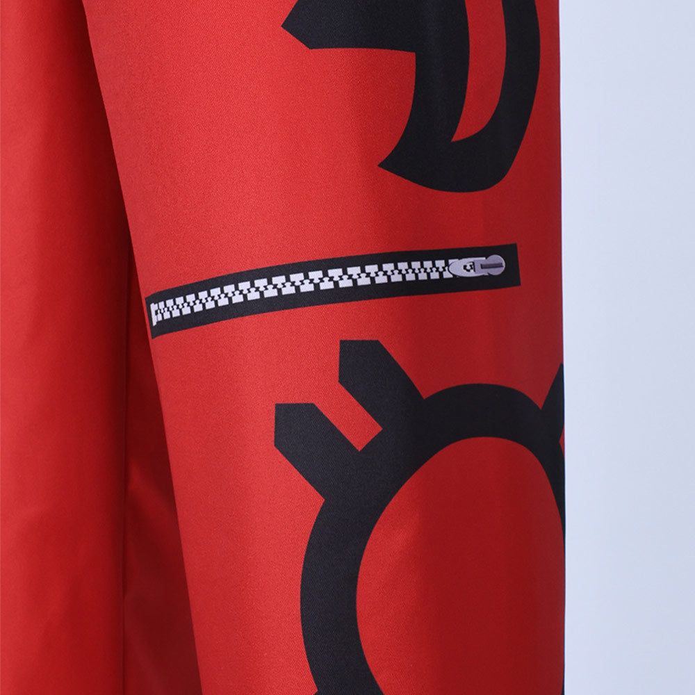 Zombies 4(2025) Victor Tenue Rouge et Noire Cosplay Costume