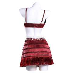 Zootopia 2(2025) Gazelle Tenue Rouge à Paillettes Cosplay Costume