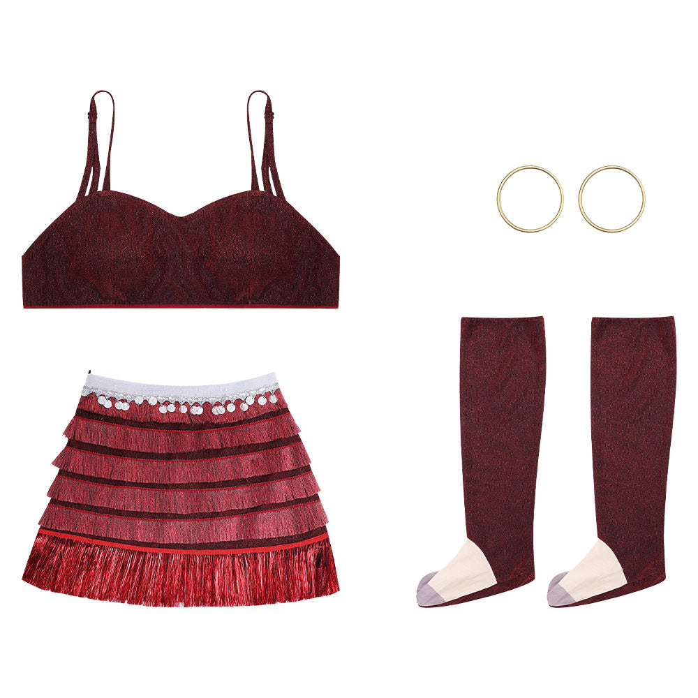 Zootopia 2(2025) Gazelle Tenue Rouge à Paillettes Cosplay Costume