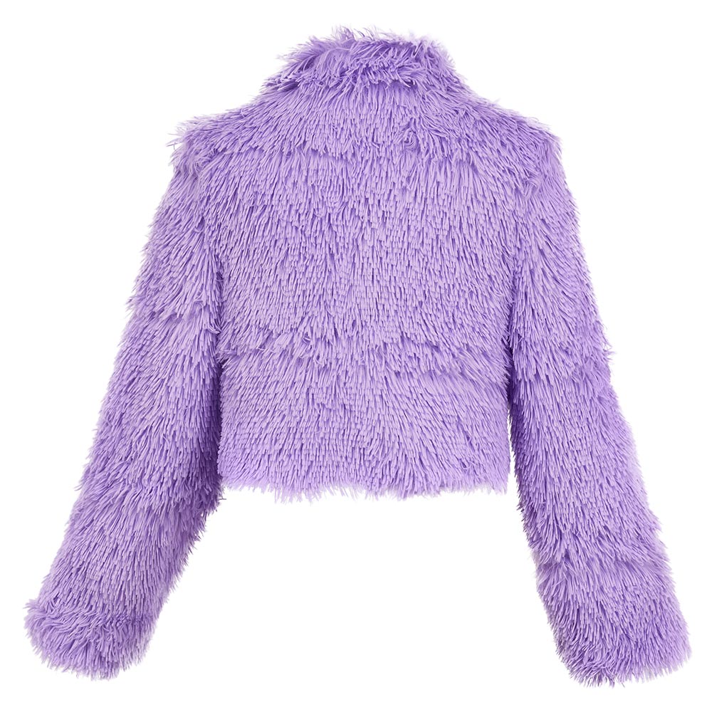 Zootopia 2(2025) Gazelle Veste en Peluche Violet Cosplay Costume