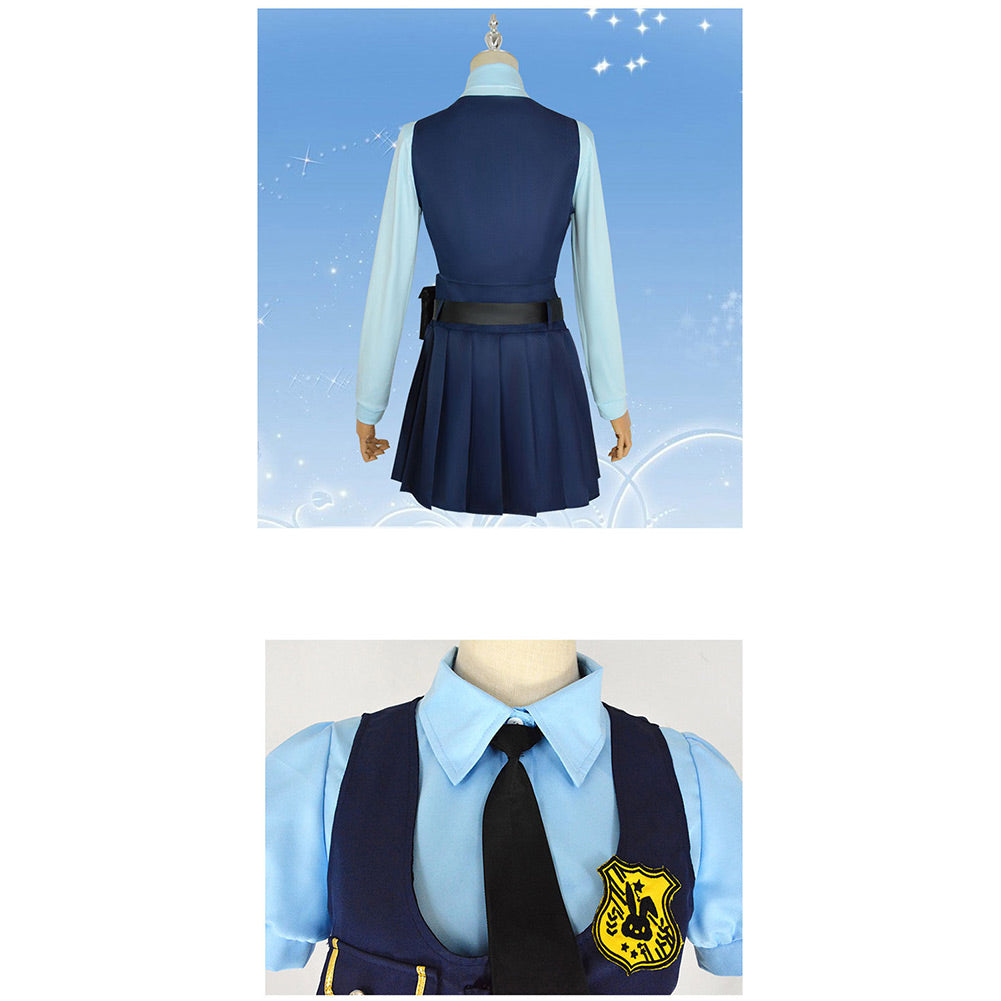 Zootopia 2(2025) Judy Hopps Robe Bleue Cosplay Costume