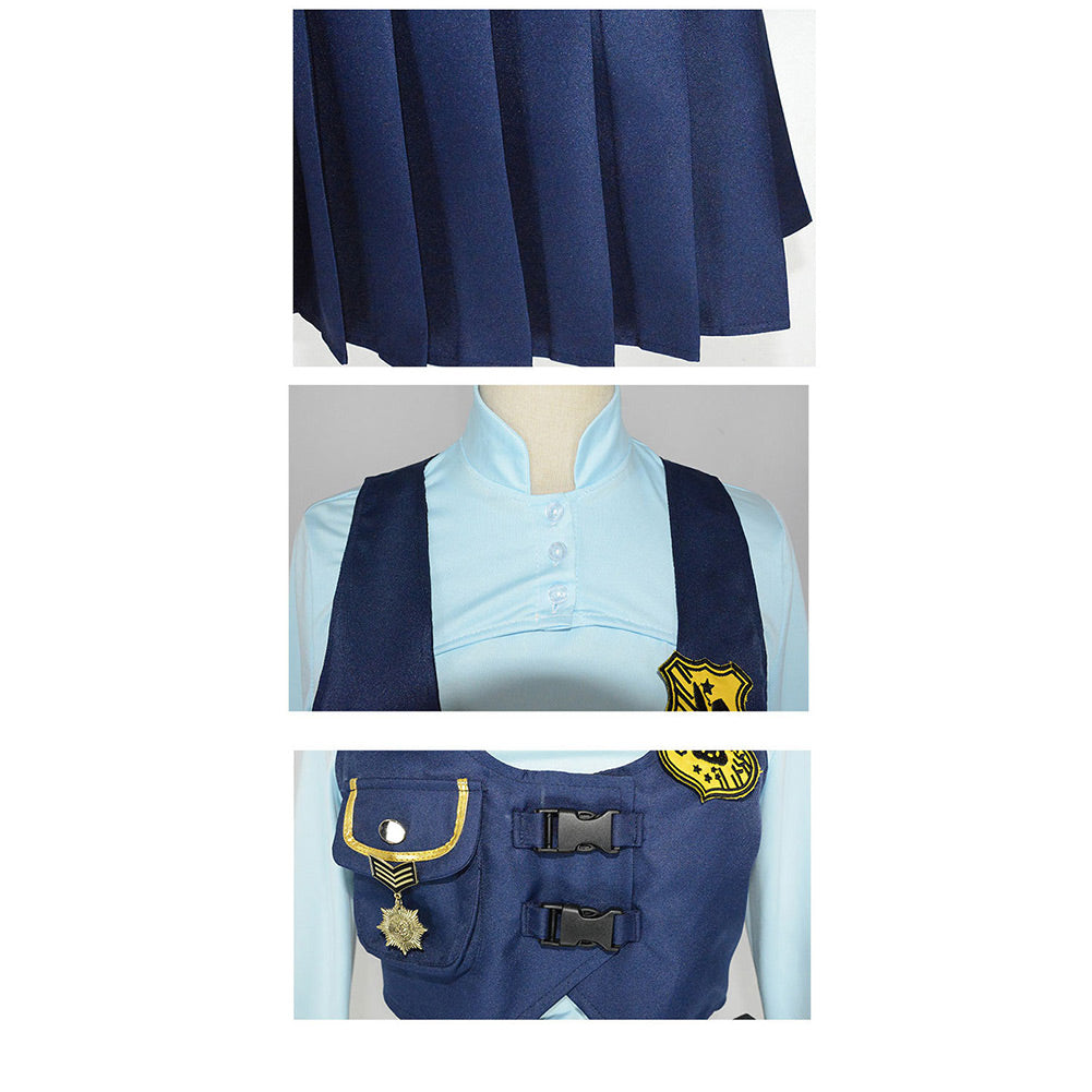 Zootopia 2(2025) Judy Hopps Robe Bleue Cosplay Costume