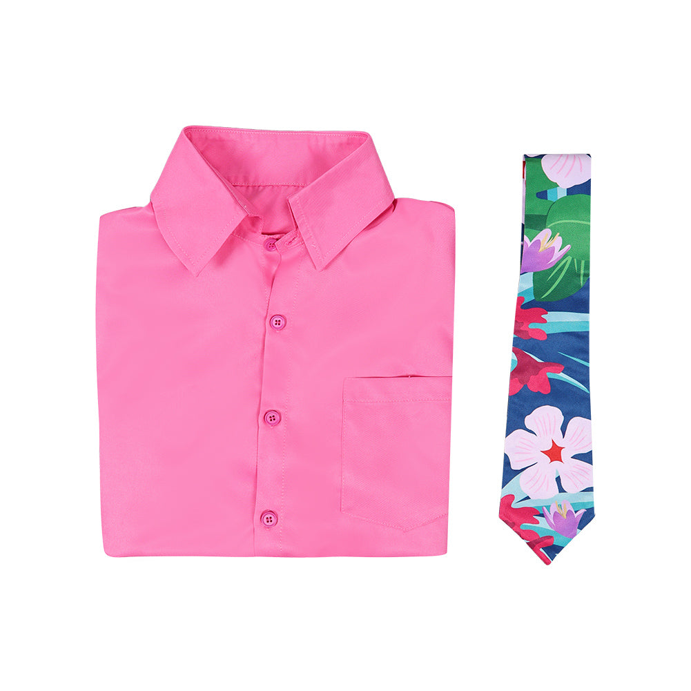 Zootopia 2(2025) Nick Wilde Chemise Rose Cosplay Costume