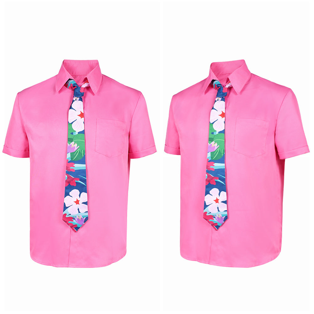 Zootopia 2(2025) Nick Wilde Chemise Rose Cosplay Costume