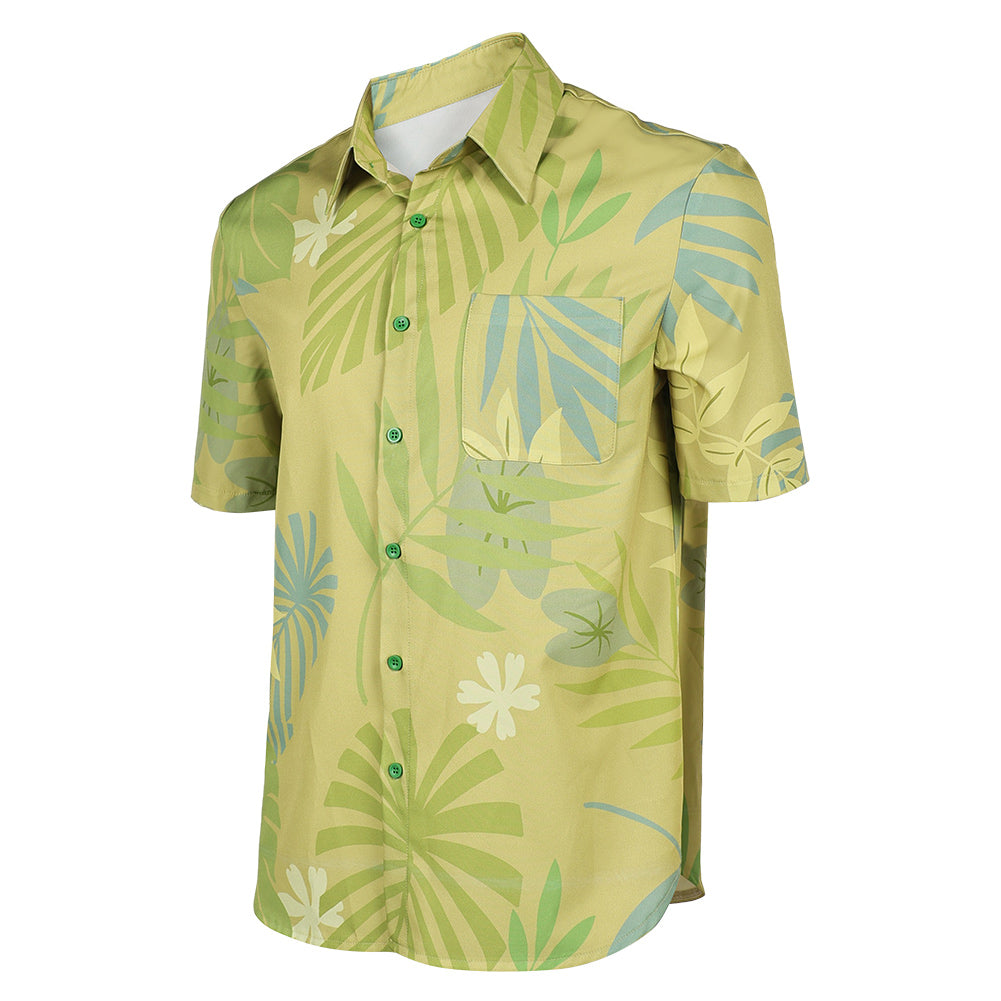 Zootopia 2(2025) Nick Wilde Chemise Verte Cosplay Costume