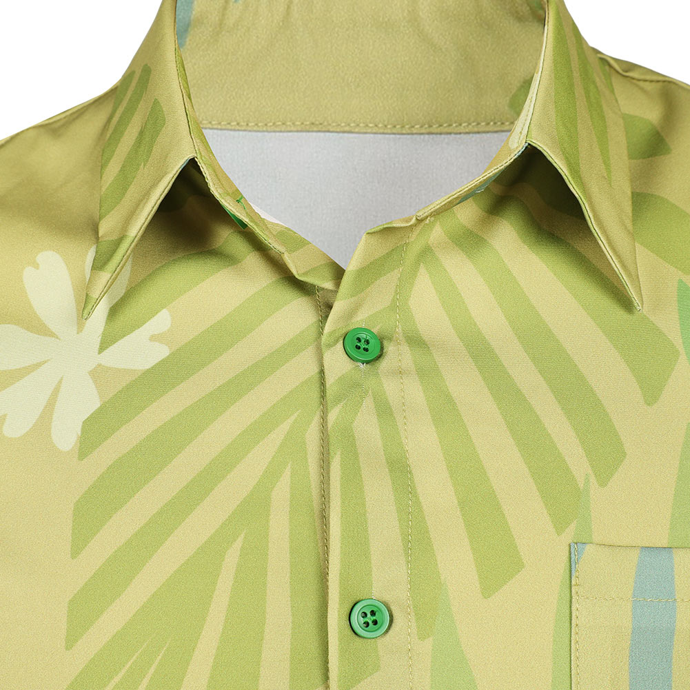 Zootopia 2(2025) Nick Wilde Chemise Verte Cosplay Costume