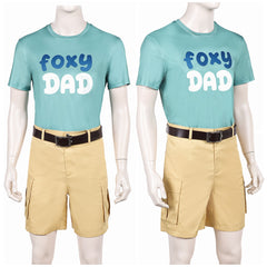 Zootopia 2(2025) Nick Wilde Tenue Bleue et Jaune Cosplay Costume