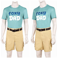 Zootopia 2(2025) Nick Wilde Tenue Bleue et Jaune Cosplay Costume