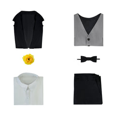 Zootopia 2(2025) Nick Wilde Tenue Noire Cosplay Costume