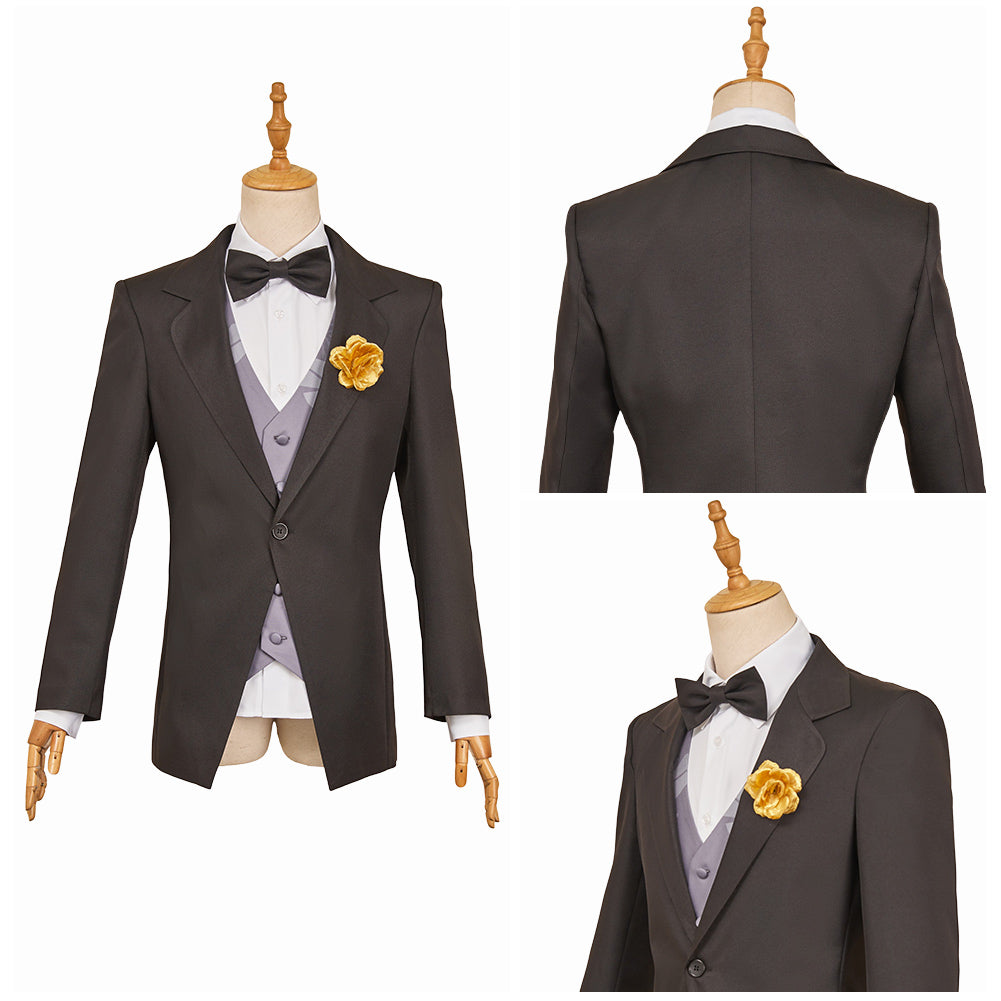 Zootopia 2(2025) Nick Wilde Veste Noire+Chemise Blanche Cosplay Costume