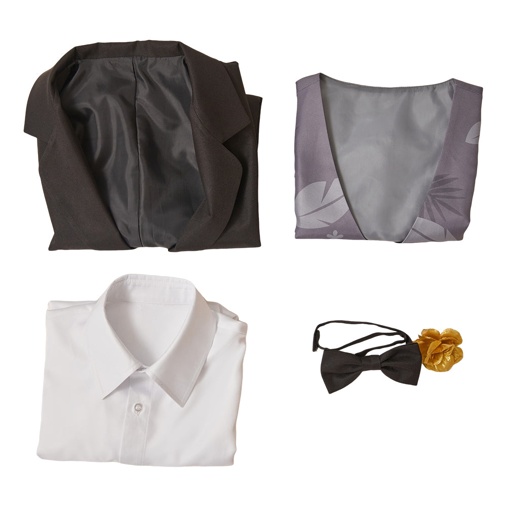 Zootopia 2(2025) Nick Wilde Veste Noire+Chemise Blanche Cosplay Costume