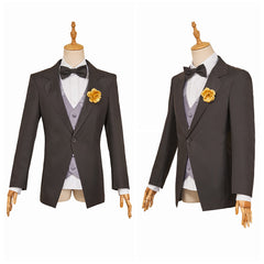 Zootopia 2(2025) Nick Wilde Veste Noire+Chemise Blanche Cosplay Costume