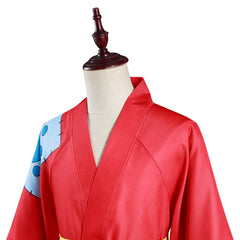 One Piece Wano Country Monkey D. Luffy Kimono Cosplay Costume