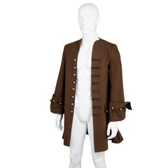 Pirates des Caraïbes Jack Sparrow Veste Cosplay Costume Ver.2