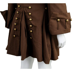 Pirates des Caraïbes Jack Sparrow Veste Cosplay Costume Ver.2