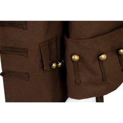 Pirates des Caraïbes Jack Sparrow Veste Cosplay Costume Ver.2