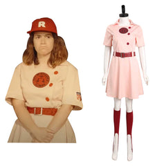 A League of Their Own Cosplay Costume Femme Uniforme De Baseball Robe Halloween Carnival