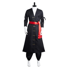 One Piece Wano Arc Roronoa Zoro Tenue Noire Cosplay Costume