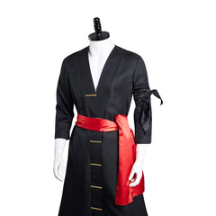 One Piece Wano Arc Roronoa Zoro Tenue Noire Cosplay Costume