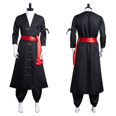 One Piece Wano Arc Roronoa Zoro Tenue Noire Cosplay Costume