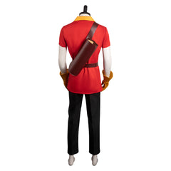 La Belle et la Bête Gaston Rouge Uniform Cosplay Costume Carnaval