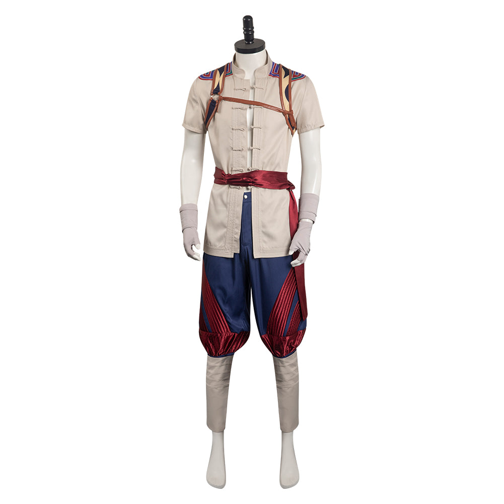 Mortal Kombat Liu Kang Cosplay Costume Outfits Halloween Carnival Party Suit