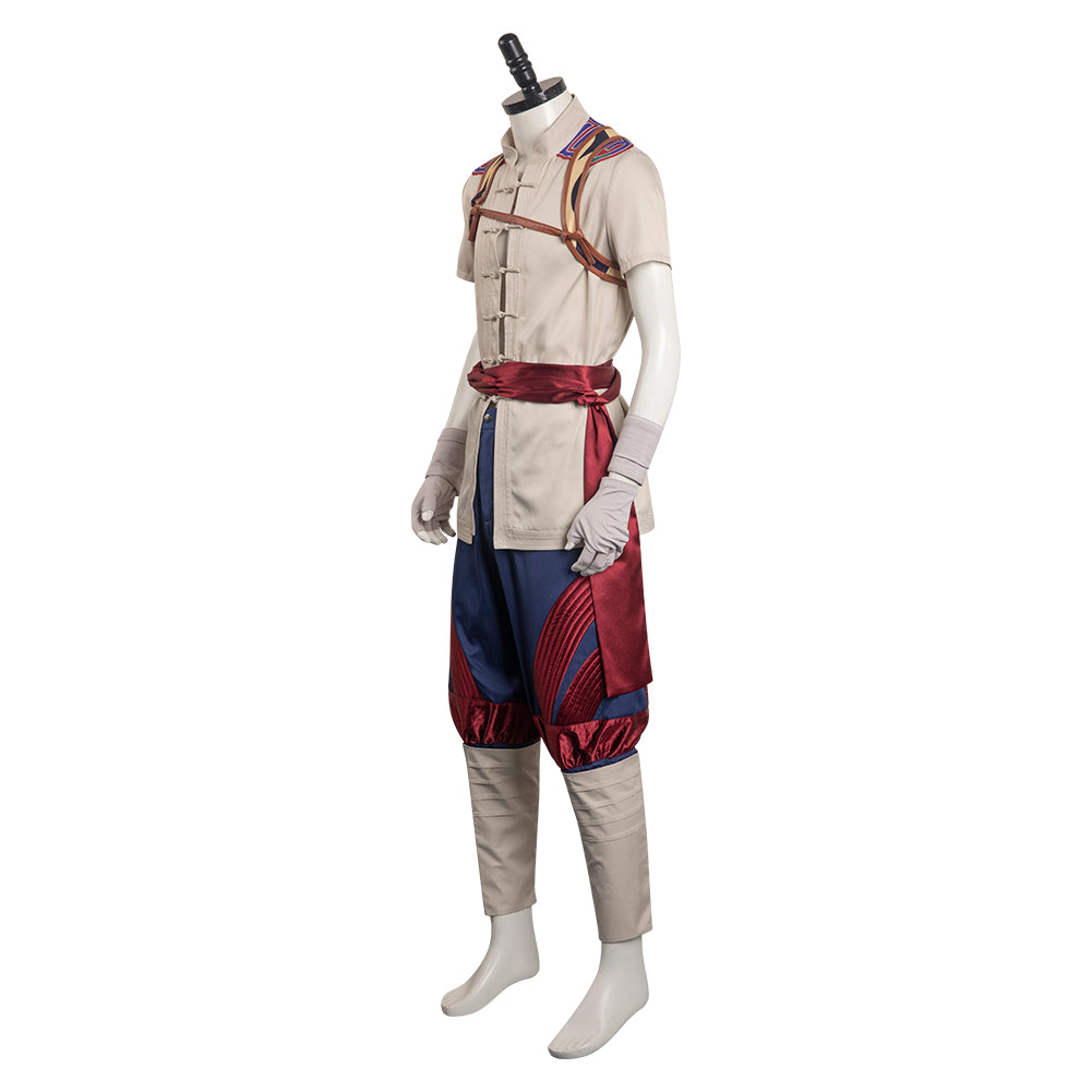 Mortal Kombat Liu Kang Cosplay Costume Outfits Halloween Carnival Party Suit