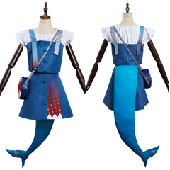 Hololive Vtuber Gawr Gura Uniforme Cosplay Costume